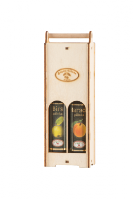 Mini pálinkás fadoboz 2 db-os Mini pálinkás fadoboz 2 db-os